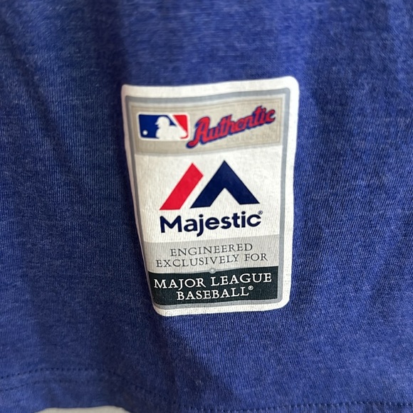 Majestic men authentic MLB Los Angeles Dodgers ringspun cotton tshirt - Picture 6 of 9